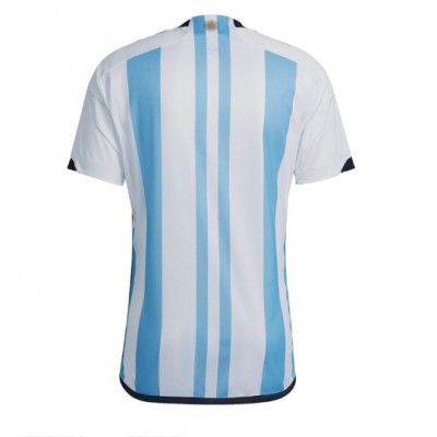 Pánský Fotbalový dres Argentina MS 2022 Domácí Krátký Rukáv